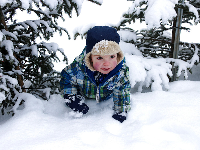 Kleed je baby goed aan in de sneeuw