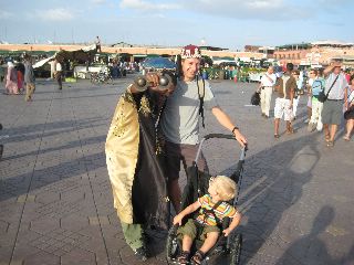 Met een peuter in Marokko