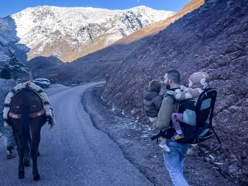 Wandelen in Marokko met kinderen bij Imlil