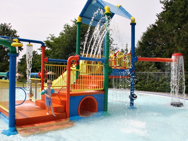 Waterspeeltuin bij Marveld Recreatie