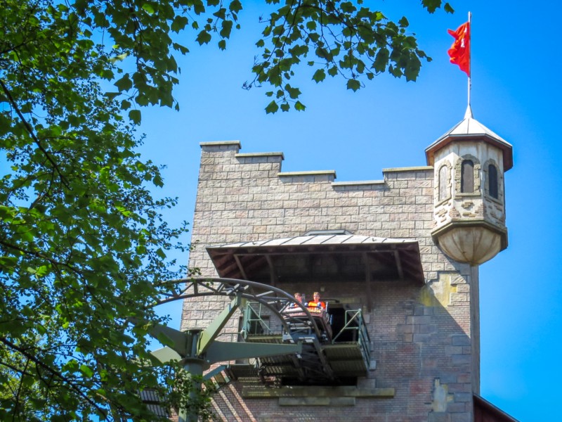Het begin van de Matterhorn Blitz, vanuit de toren
