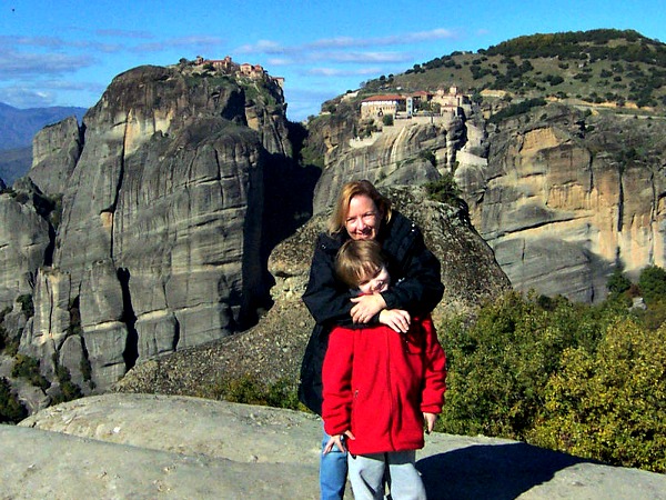 Poseren bij de prachtige Meteora kloosters