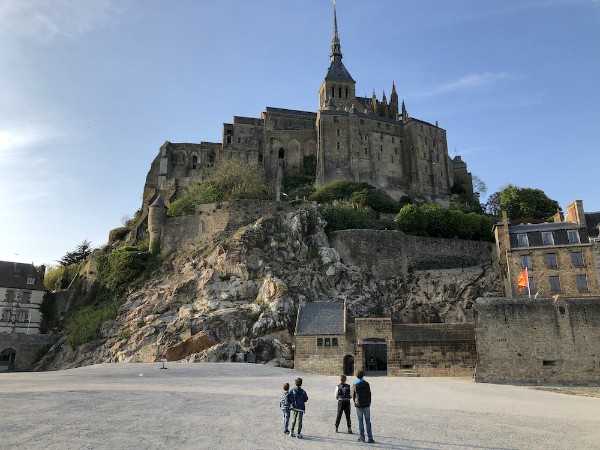 Het beroemde Mont Saint Michel in Normandië