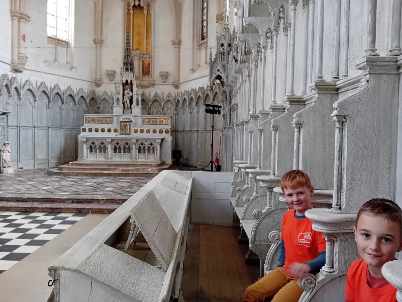 De kerk van het klooster