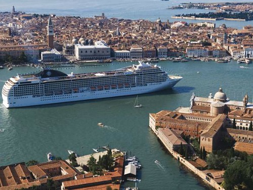 msc cruises bij Venetie