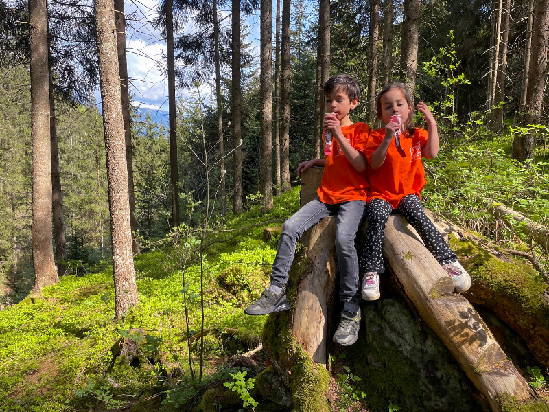 Genieten van een ijsje in Murau