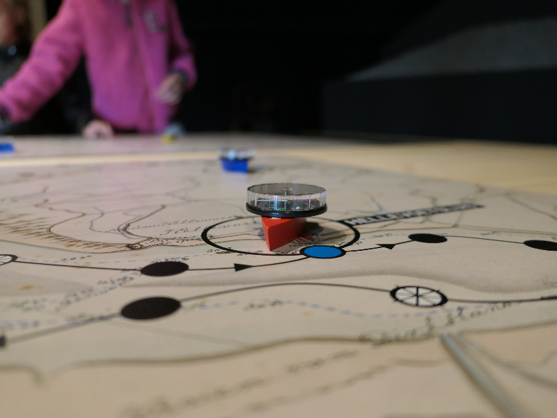 We leren hoe een kompas werkt in de Museumloods