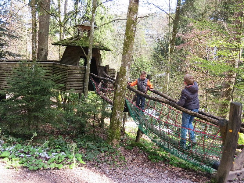 Een natuurspeeltuin bij de Triberger Watervallen