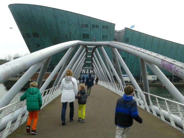 Op weg naar Nemo in Amsterdam