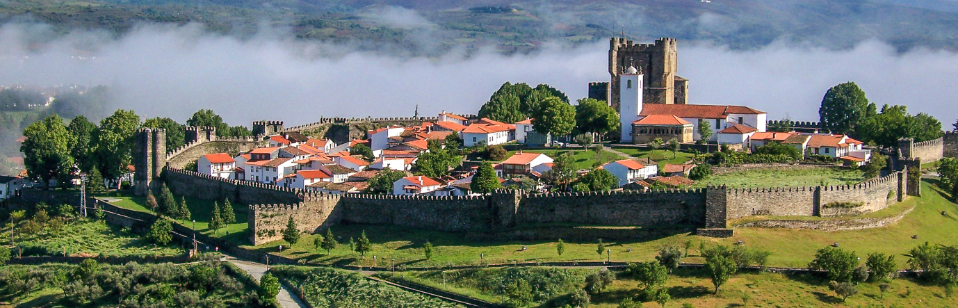 Het kasteel van Bragança bij de gelijknamige Noord Portugese stad