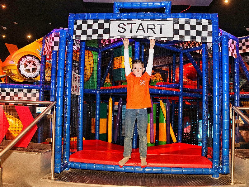 Klimmen en klauteren in de Kids Area
