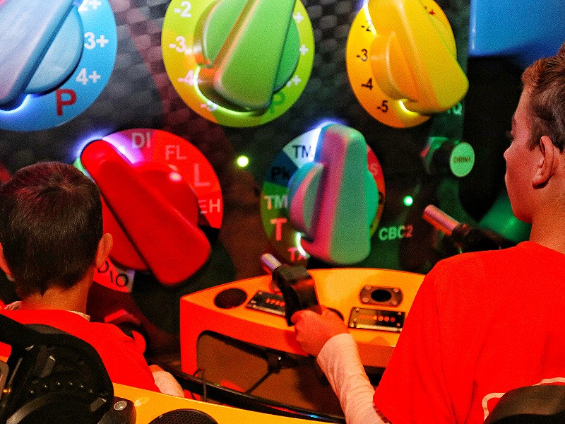 Schieten in Motor Mania!