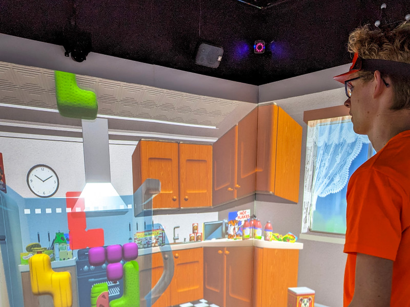 We spelen verschillende tetrix games