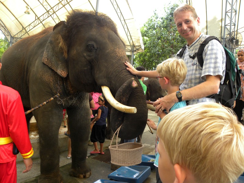 We mogen de olifant nog even aaien