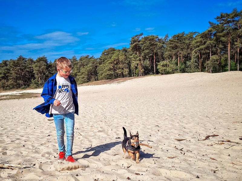 Mooi wandelen met Otje op de Sahara