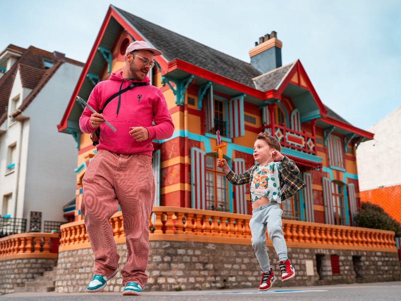 Het kleurrijke Wimereux aan de prachtige Franse Opaalkust in Noord-Frankrijk, Hauts-de-France