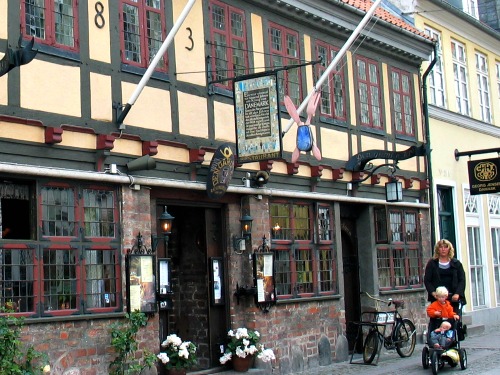 Typisch oud café in Odense