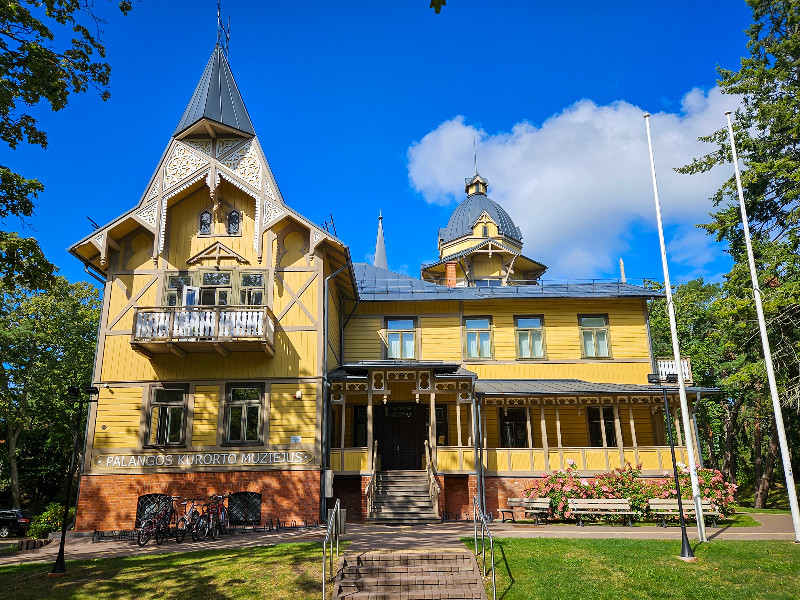Het huis in Palanga waarvan met zegt dat het er spookt