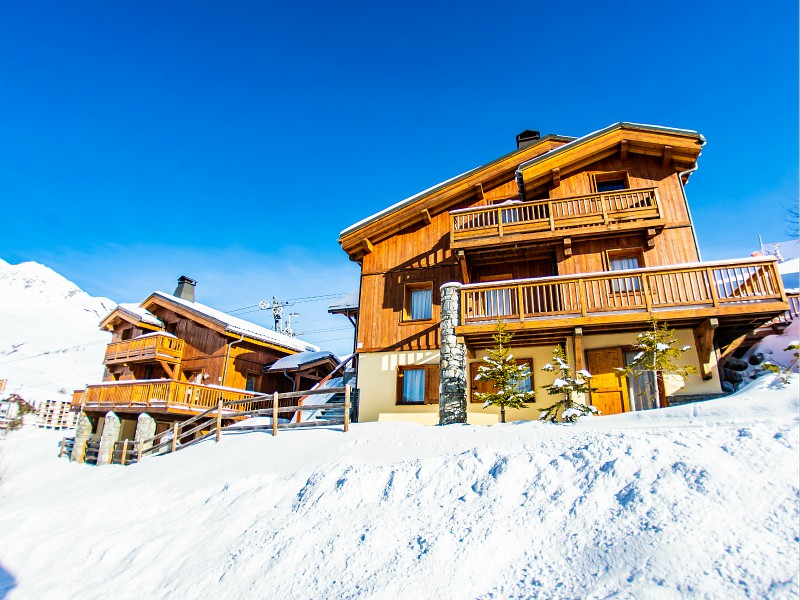 De chalets van Parc Madeleine in de Franse Alpen