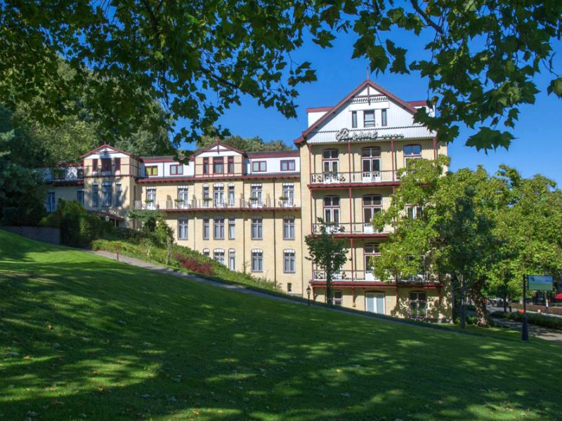 Het parkhotel net buiten het centrum van Valkenburg