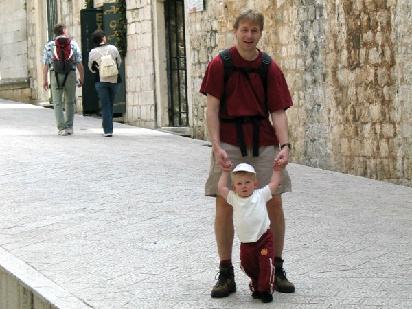 Patrick met Zeb in Dubrovnik, Kroatië in 2006