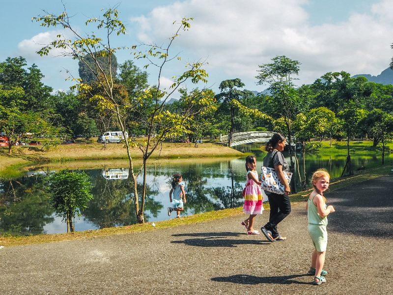 Het park in Phang Nga Town