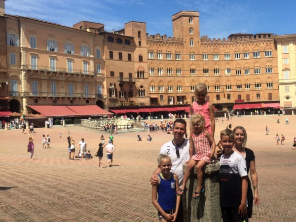 Het mooie Piazza del Campo in Siena