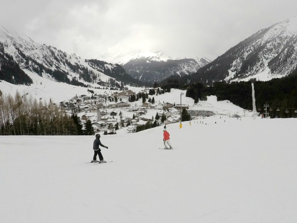 Op de piste bij Berwang