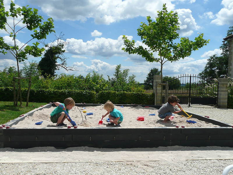 Spelen in de zandbak