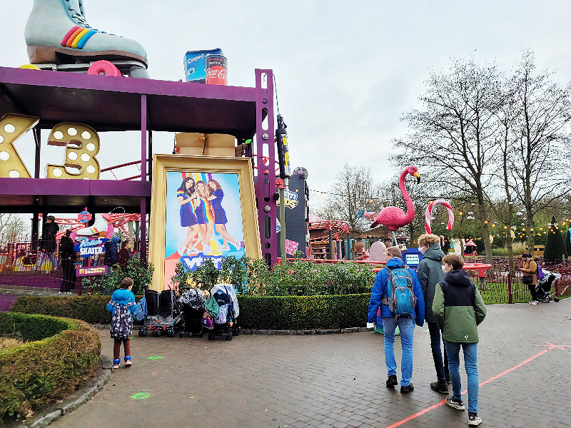 K3 rollerskate achtbaan Plopsaland