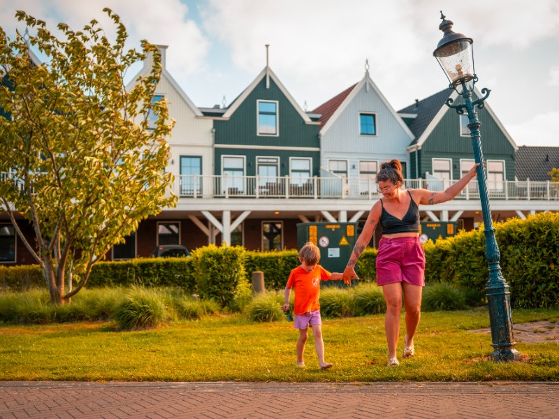 Wandelen over EuroParcs Poort van Amsterdam