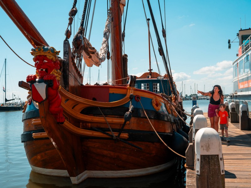 kijken bij het schip