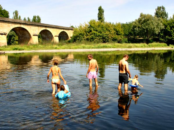 Pootje baden in de Dordogne