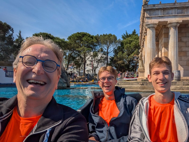 De Poseidon was wel leuk, maar we zijn niet heel nat