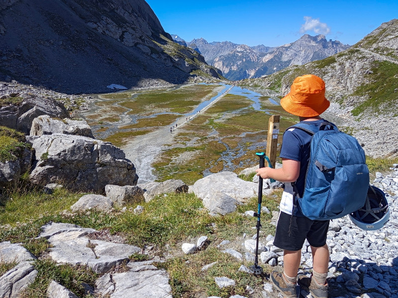 Prachtig uitzicht op Lac de la Vanoise