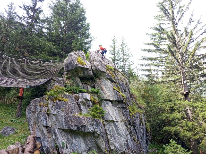 Pralognan-la-Vanoise, rotsenklimparcours