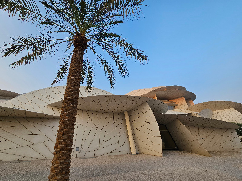 Zo ziet het national museum eruit van de buitenkant