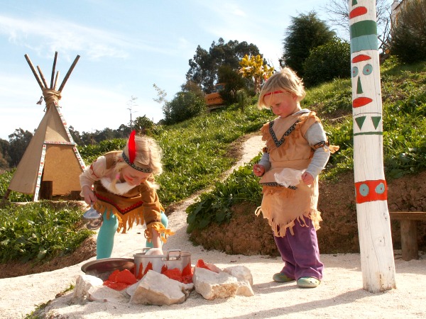 Het indianendorp bij Quinta Laranja
