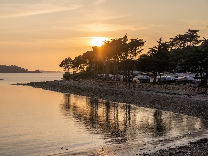 De camping van RCN Port L'Epine in Bretagne