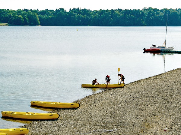 Het recreatiemeer van Landal Village l'Eau d'Heure