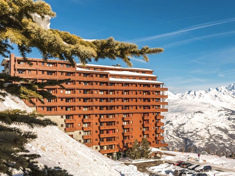 het grote en kindvriendelijke Les Hauts Bois in La Plagne, wintersportgebied in Paradiski, Frankrijk