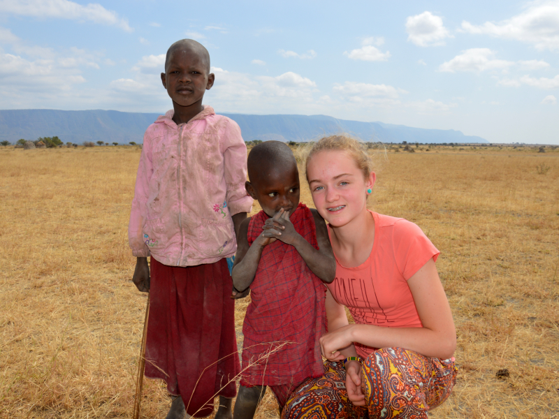 Bijzondere ontmoeting met Masai meisje