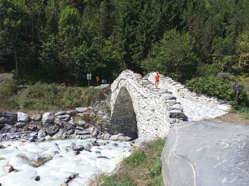 De Romeinse brug in Villaranger