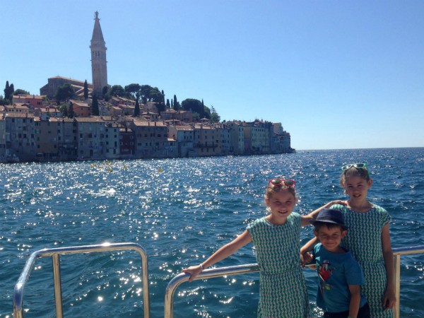 Boottripje voor de kust bij Rovinj