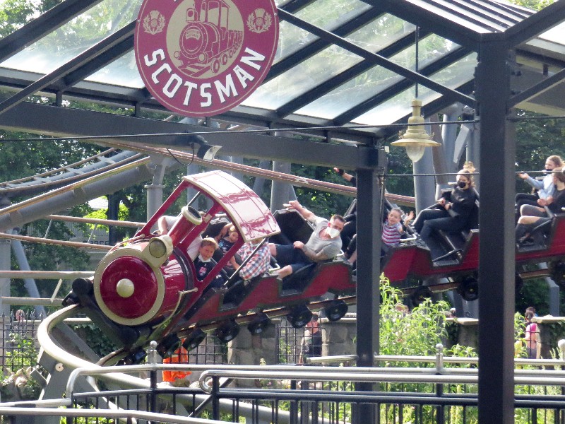 Het treintje van de Royal Scotsman