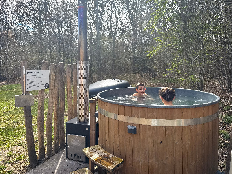 De hottub was een grote hit bij onze kinderen 
