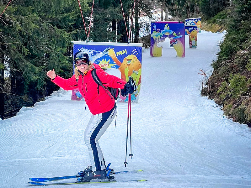 Kinderpiste bij Notre Dame de Bellecombe