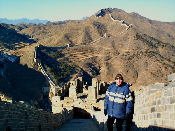 Wij beklommen de Chinese Muur in de winter