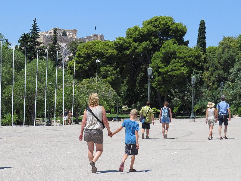 Sabine en Tycho in Athene