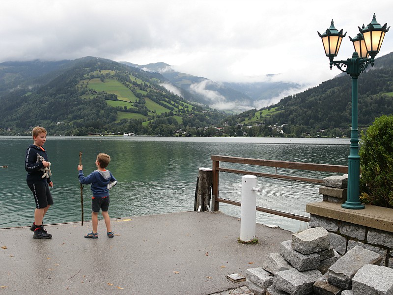 Het gezellige stadje Zell am See....aan het meer dus.